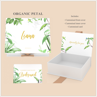 Personalised Keepsake Gift Box with Card - Organic Petal