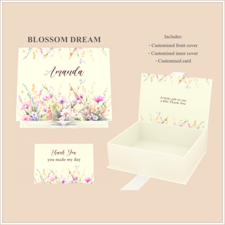 Personalised Keepsake Gift Box with Card - Blossom Dream