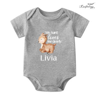 Customised Baby Bodysuit- Deerly