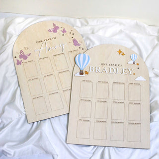 Personalised Baby Milestone Board