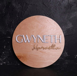 3D Wooden Pop-Out Signage