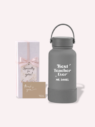 Personalised Engraved Insulated Stainless Steel Osaka Tumbler for Teacher's Day- Teacher Best Ever