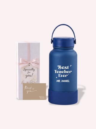 Personalised Engraved Insulated Stainless Steel Osaka Tumbler for Teacher's Day- Teacher Best Ever