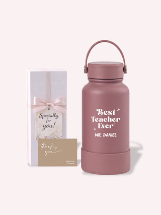 Personalised Engraved Insulated Stainless Steel Osaka Tumbler for Teacher's Day- Teacher Best Ever