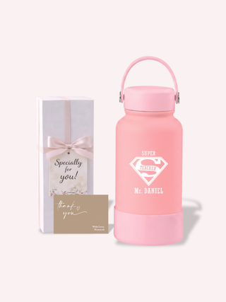 Personalised Engraved Insulated Stainless Steel Osaka Tumbler for Teacher's Day- Super Teacher