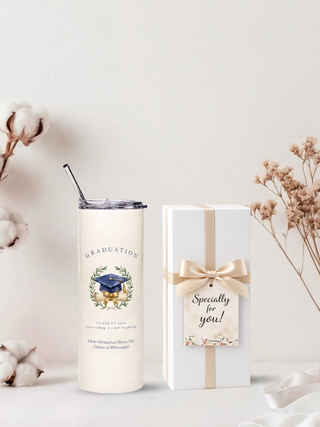 Personalised Graphic Graduation Kyra Slim Insulated Tumbler - Graduation Class