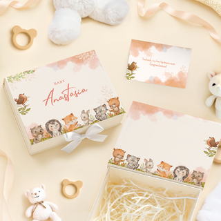 Personalised Keepsake Baby Gift Box with Card - BY12