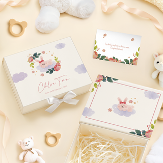 Personalised Keepsake Baby Gift Box with Card - BY13