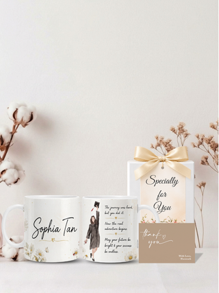 Customised Wrapped Graduation Day Mug - Adventure Begins