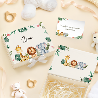 Personalised Keepsake Baby Gift Box with Card - BY14