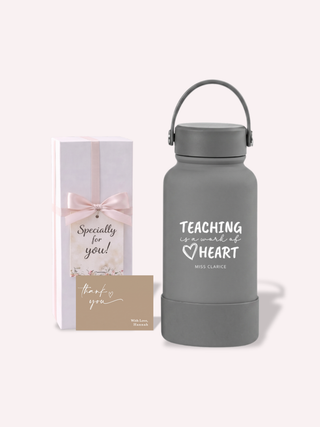 Personalised Engraved Insulated Stainless Steel Osaka Tumbler for Teacher's Day- Teaching Heart