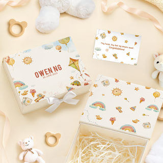Personalised Keepsake Baby Gift Box with Card - BY15