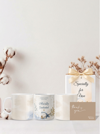 Customised Wrapped Graduation Day Mug - Officially Graduated