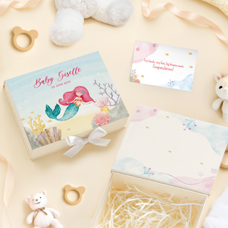 Personalised Keepsake Baby Gift Box with Card - BY1