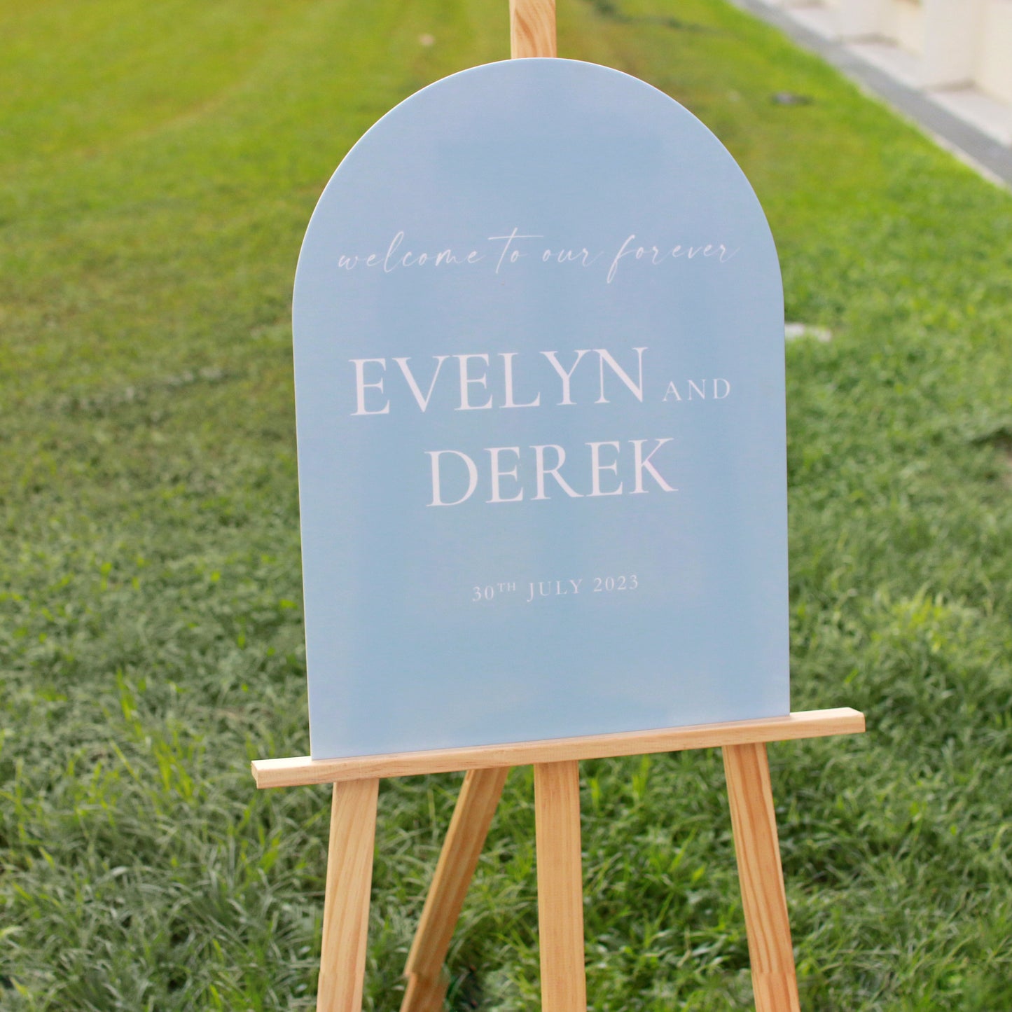 Wooden Easel Stand for Signage