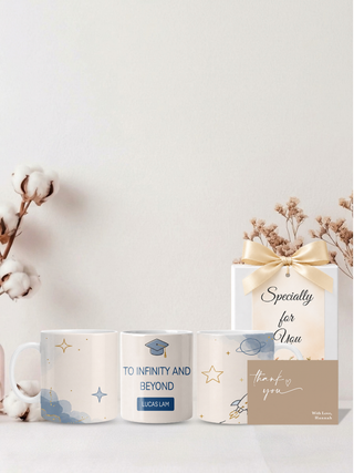 Customised Wrapped Graduation Day Mug - Infinity and Beyond