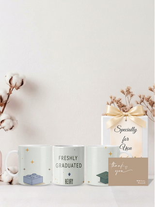 Customised Wrapped Graduation Day Mug - Fresh Grad