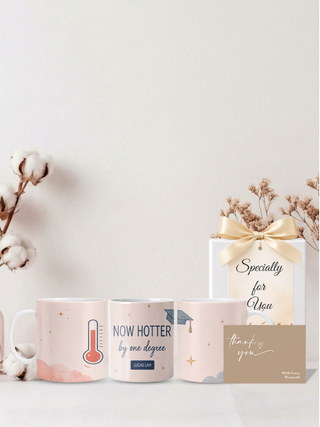 Customised Wrapped Graduation Day Mug - Now Hotter by One