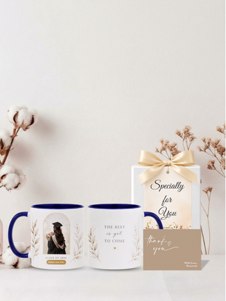 Customised Wrapped Graduation Day Mug - Girl Back Graduate