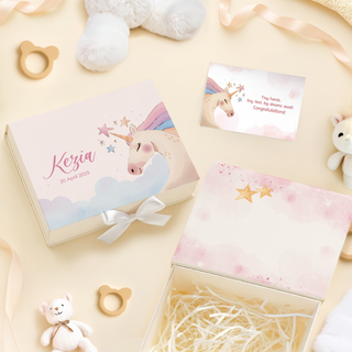 Personalised Keepsake Baby Gift Box with Card - BY2