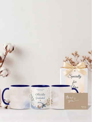 Customised Wrapped Graduation Day Mug - Officially Graduated