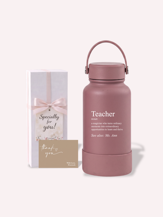Personalised Engraved Insulated Stainless Steel Osaka Tumbler for Teacher's Day- Teacher Meaning