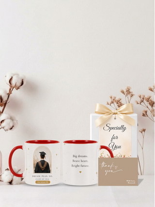 Customised Wrapped Graduation Day Mug - Big Dreams Mug Boy