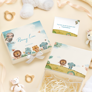 Personalised Keepsake Baby Gift Box with Card - BY3