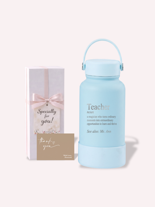 Personalised Engraved Insulated Stainless Steel Osaka Tumbler for Teacher's Day- Teacher Meaning