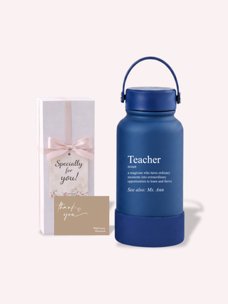 Personalised Engraved Insulated Stainless Steel Osaka Tumbler for Teacher's Day- Teacher Meaning