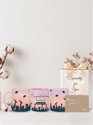 Customised Wrapped Graduation Day Mug - Sunset Graduates