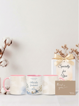 Customised Wrapped Graduation Day Mug - Officially Graduated