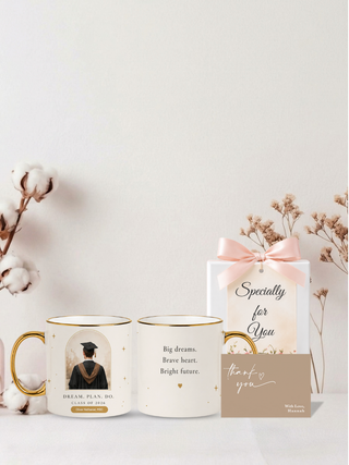 Customised Wrapped Graduation Day Mug - Big Dreams Mug Boy