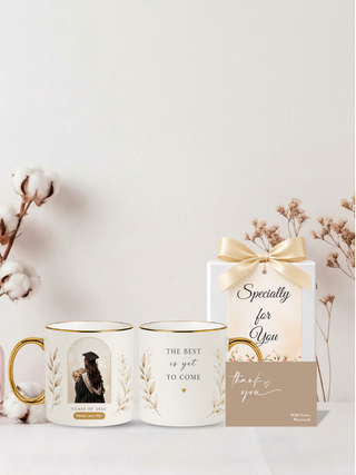 Customised Wrapped Graduation Day Mug - Girl Back Graduate