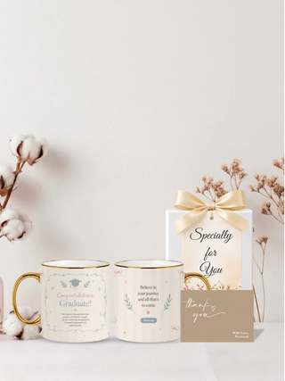 Customised Wrapped Graduation Day Mug - Believe your journey