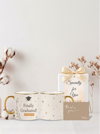 Customised Wrapped Graduation Day Mug - Finally Graduated