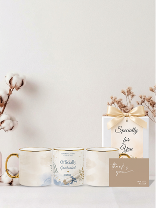 Customised Wrapped Graduation Day Mug - Officially Graduated