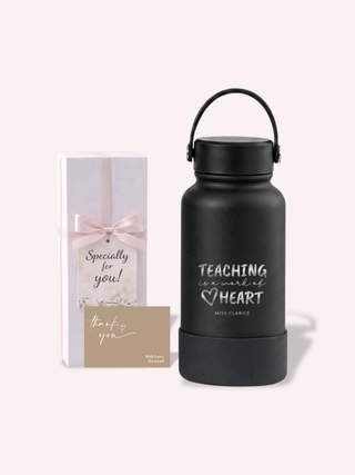 Personalised Engraved Insulated Stainless Steel Osaka Tumbler for Teacher's Day- Teaching Heart