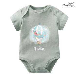 Customised Baby Bodysuit- Hot Air Balloon