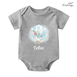 Customised Baby Bodysuit- Hot Air Balloon