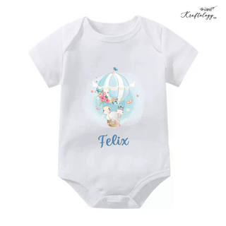 Customised Baby Bodysuit- Hot Air Balloon