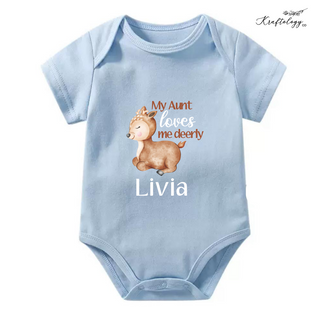 Customised Baby Bodysuit- Deerly