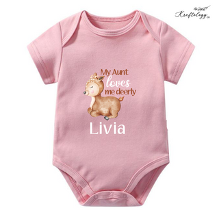 Customised Baby Bodysuit- Deerly