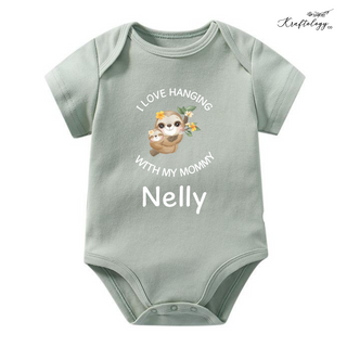 Customised Baby Bodysuit- Baby Tarsier