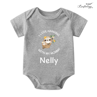 Customised Baby Bodysuit- Baby Tarsier