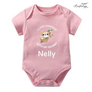 Customised Baby Bodysuit- Baby Tarsier