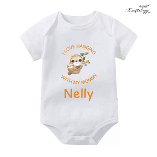 Customised Baby Bodysuit- Baby Tarsier