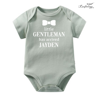 Customised Baby Bodysuit- Little Gentleman/Woman