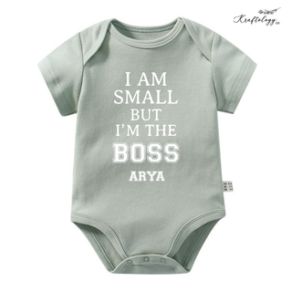 Customised Baby Bodysuit- Small Boss