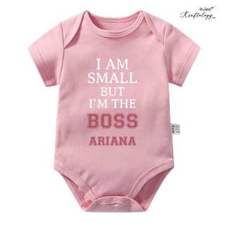 Customised Baby Bodysuit- Small Boss
